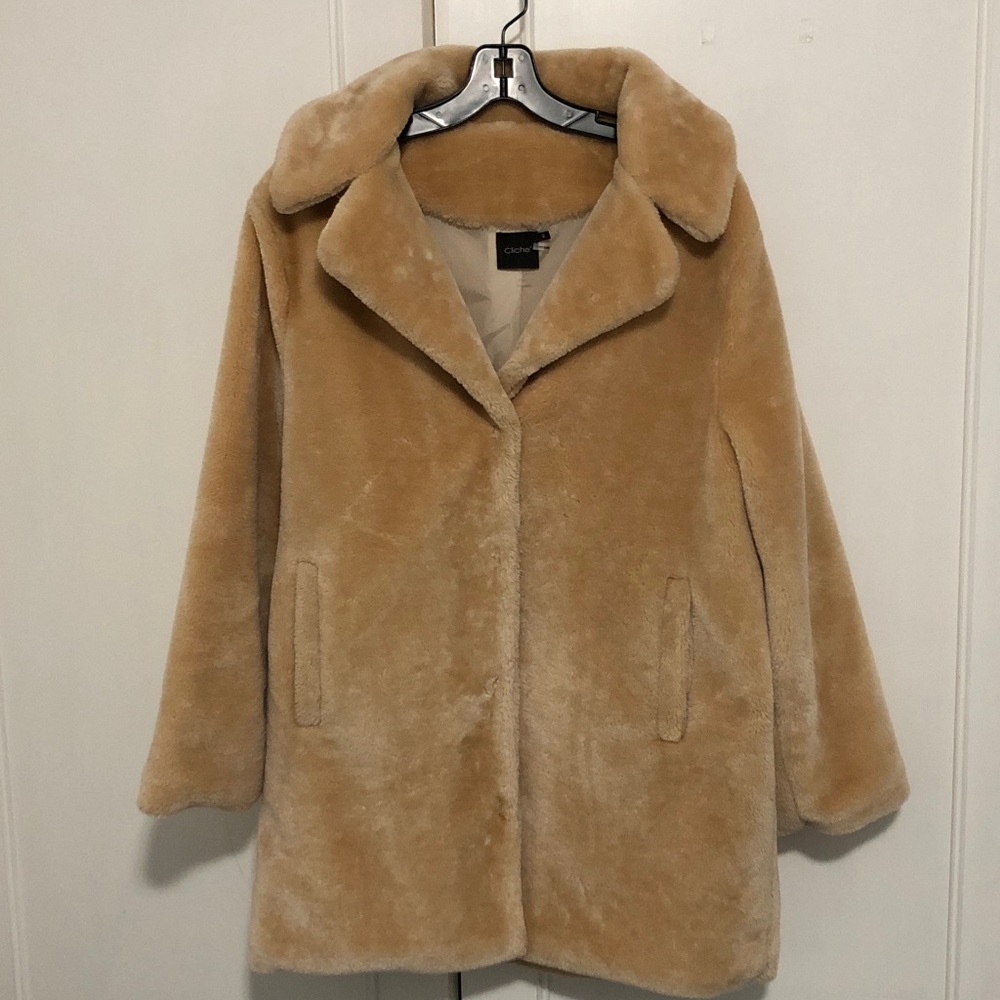 Cliche faux fur coat
